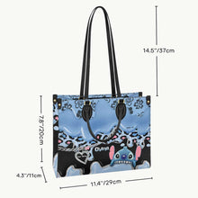 Load image into Gallery viewer, Personalized Leather Handbag with Ohana Design for Mom
