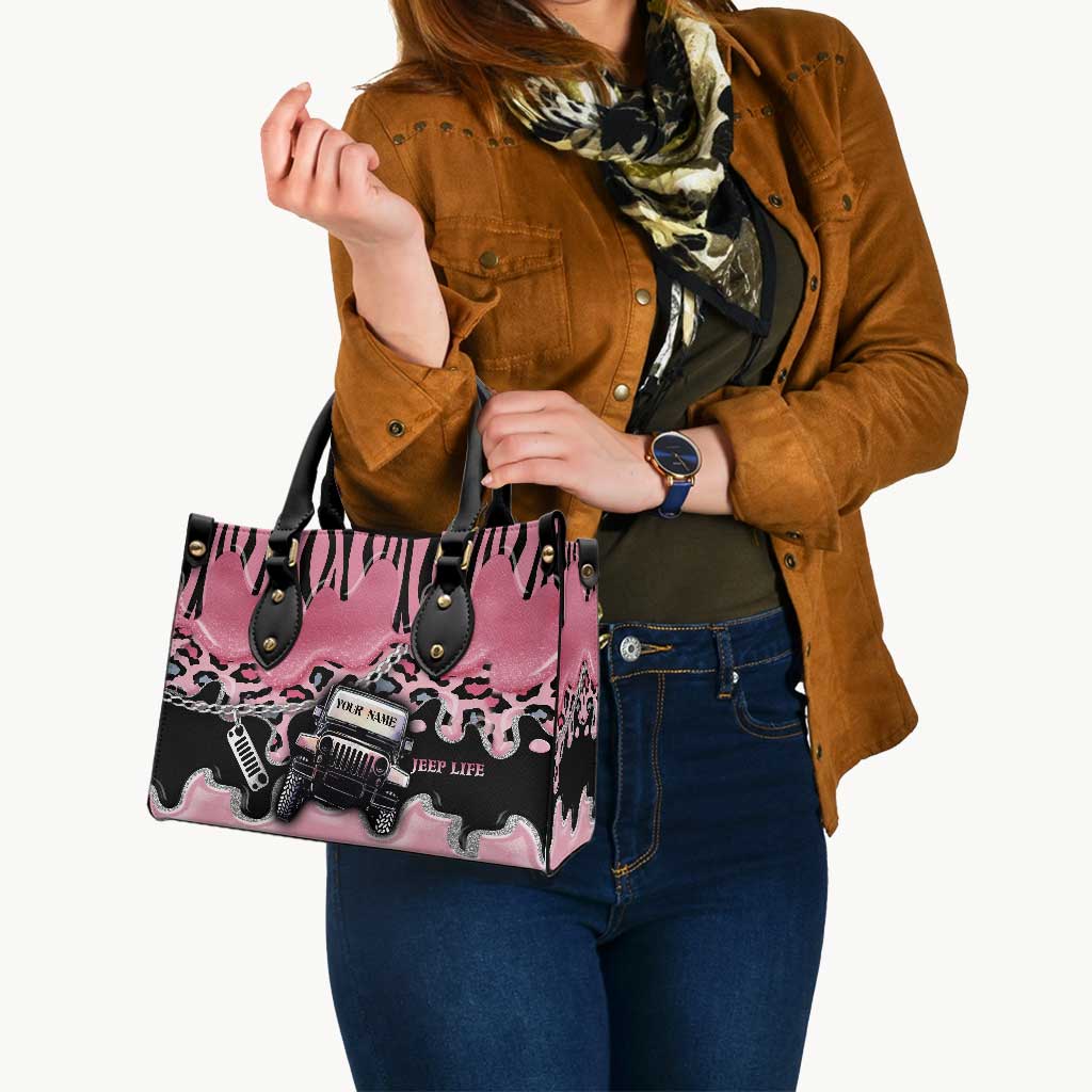 Personalized Leather Handbag Custom Name Gift for Women