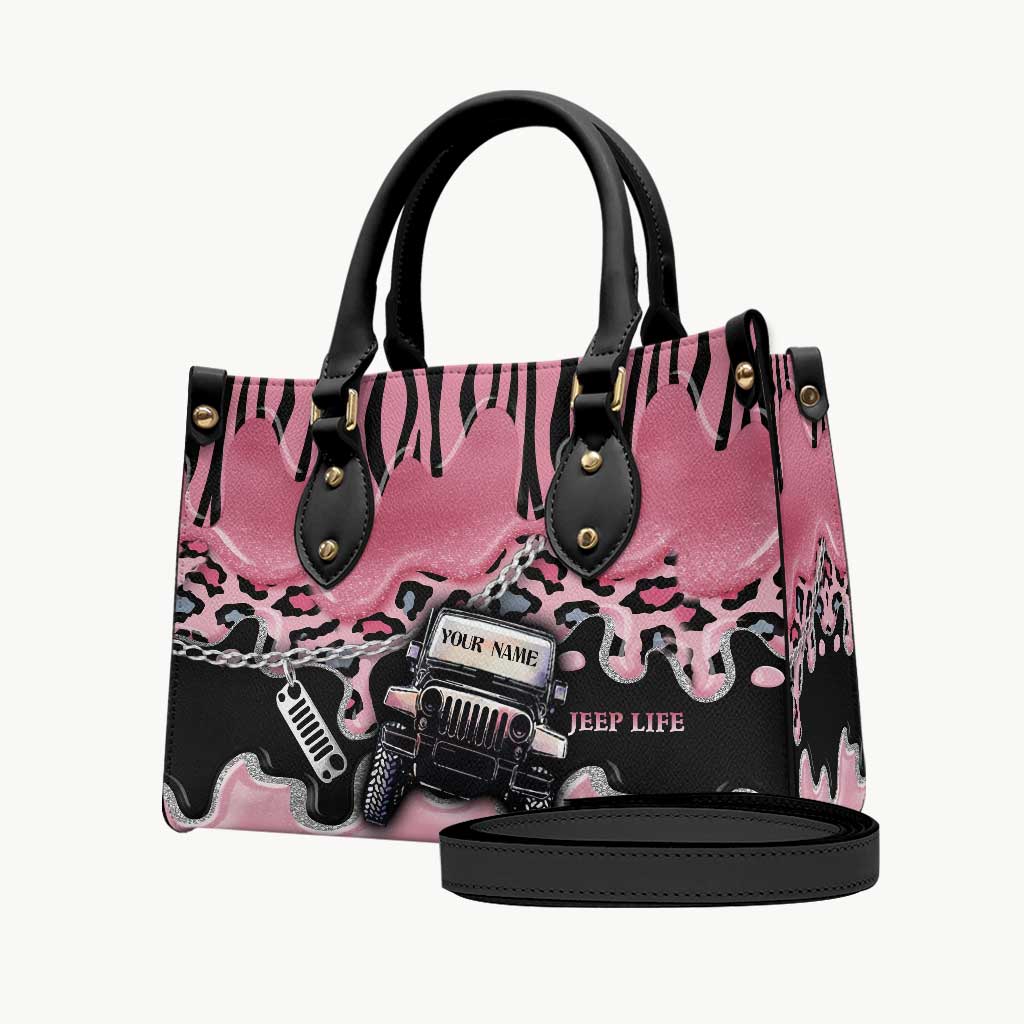 Personalized Leather Handbag Custom Name Gift for Women