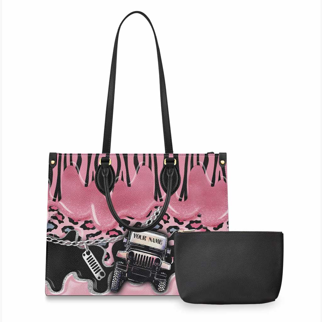 Personalized Leather Handbag Custom Name Gift for Women