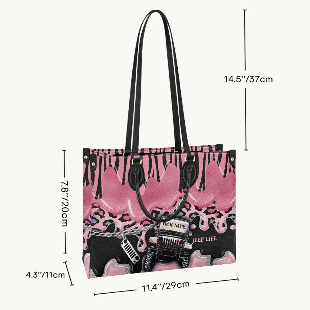 Personalized Leather Handbag Custom Name Gift for Women