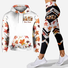 Load image into Gallery viewer, Personalized Fall Hoodie and Leggings Set with Your Name
