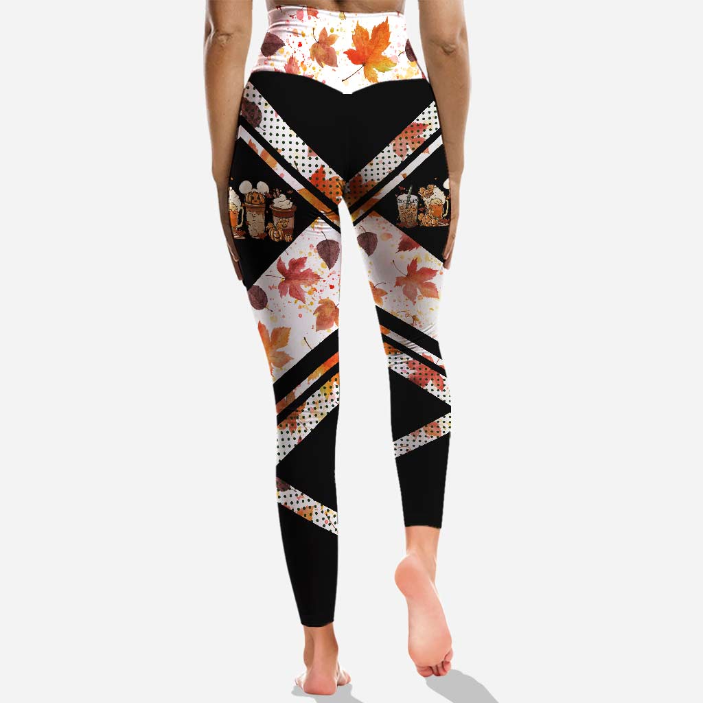Personalized Fall Hoodie and Leggings Set with Your Name
