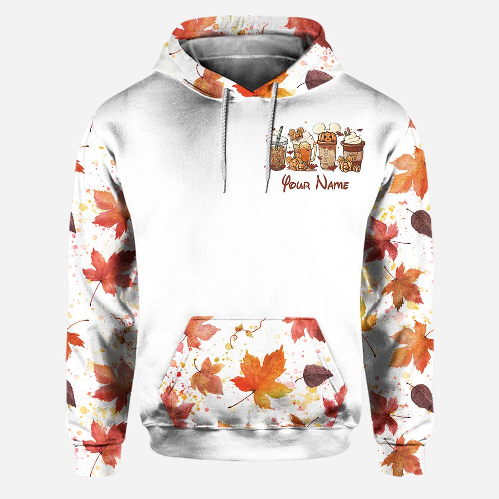 Personalized Fall Hoodie and Leggings Set with Your Name