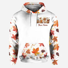 Load image into Gallery viewer, Personalized Fall Hoodie and Leggings Set with Your Name
