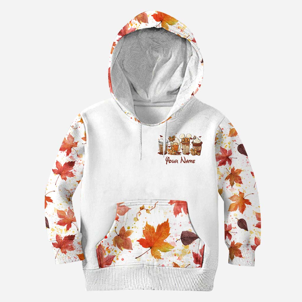Personalized Fall Hoodie and Leggings Set with Your Name