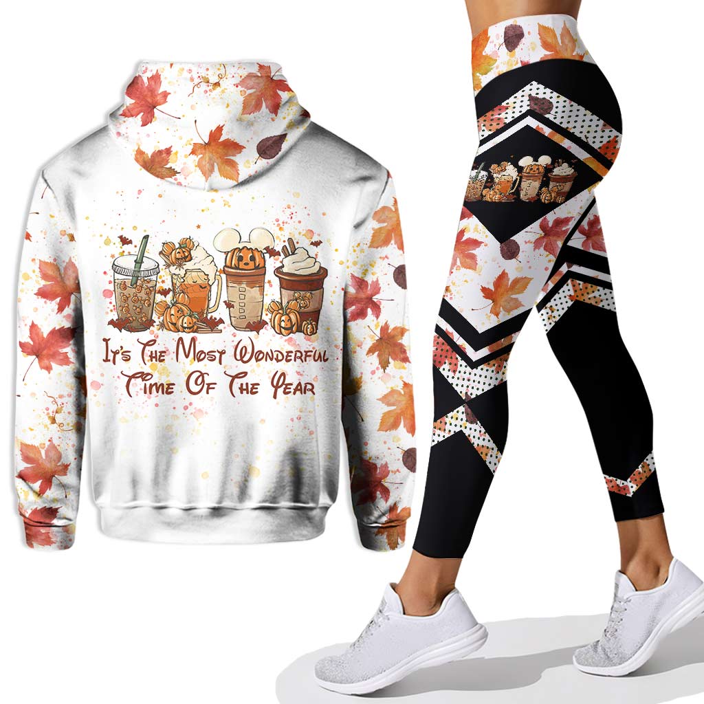 Personalized Fall Hoodie and Leggings Set with Your Name