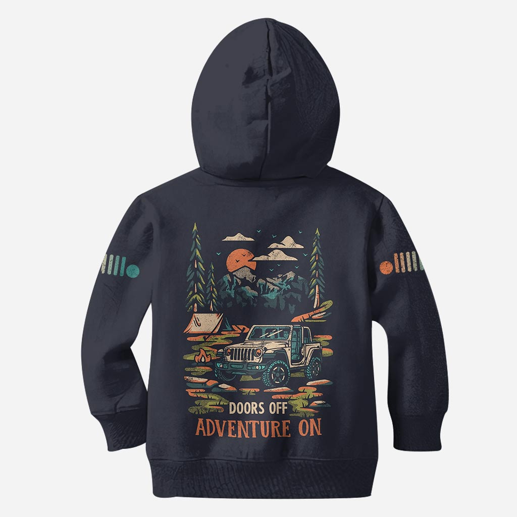 Personalized Adventure Jeep Hoodie All Over Print Custom Name Gift