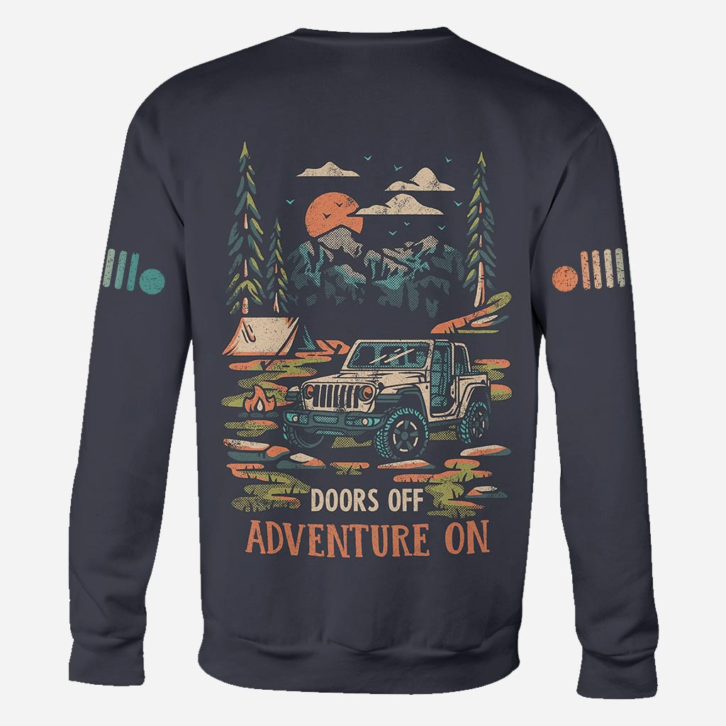 Personalized Adventure Jeep Hoodie All Over Print Custom Name Gift