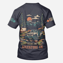 Load image into Gallery viewer, Personalized Adventure Jeep Hoodie All Over Print Custom Name Gift
