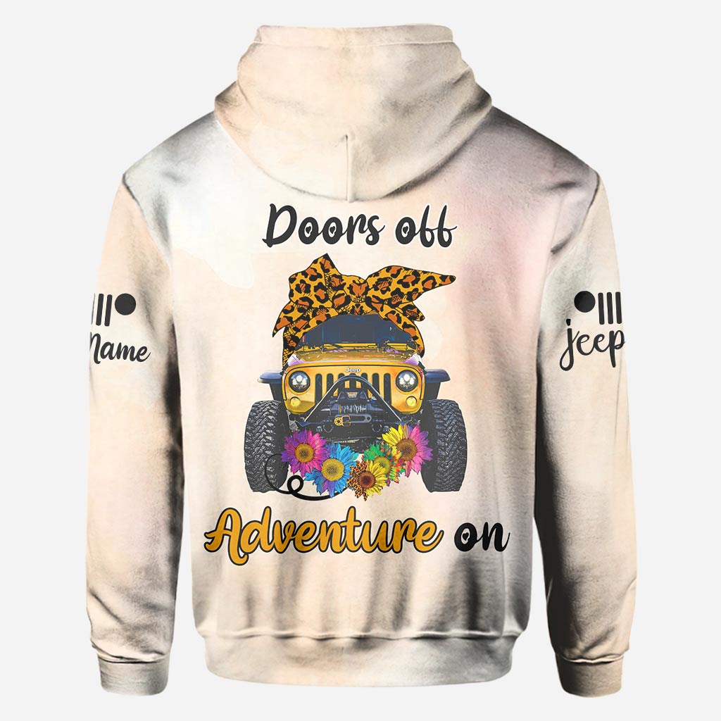 Personalized Adventure Jeep Hoodie Custom Name Gifts