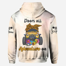 Load image into Gallery viewer, Personalized Adventure Jeep Hoodie Custom Name Gifts
