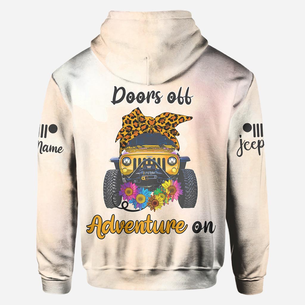 Personalized Adventure Jeep Hoodie Custom Name Gifts