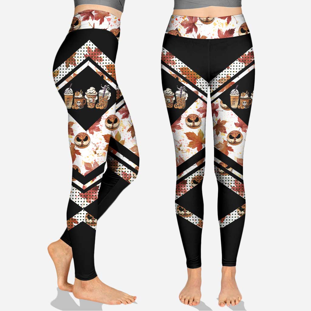 Personalized Halloween and Thanksgiving Hoodie & Leggings Set Custom Name Fall Gift