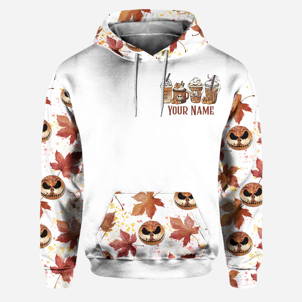 Personalized Halloween and Thanksgiving Hoodie & Leggings Set Custom Name Fall Gift