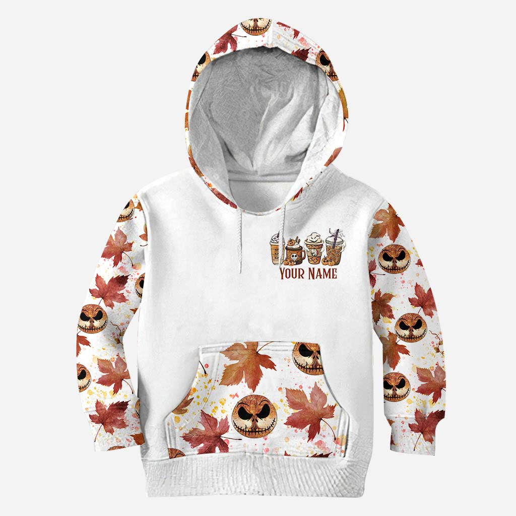 Personalized Halloween and Thanksgiving Hoodie & Leggings Set Custom Name Fall Gift