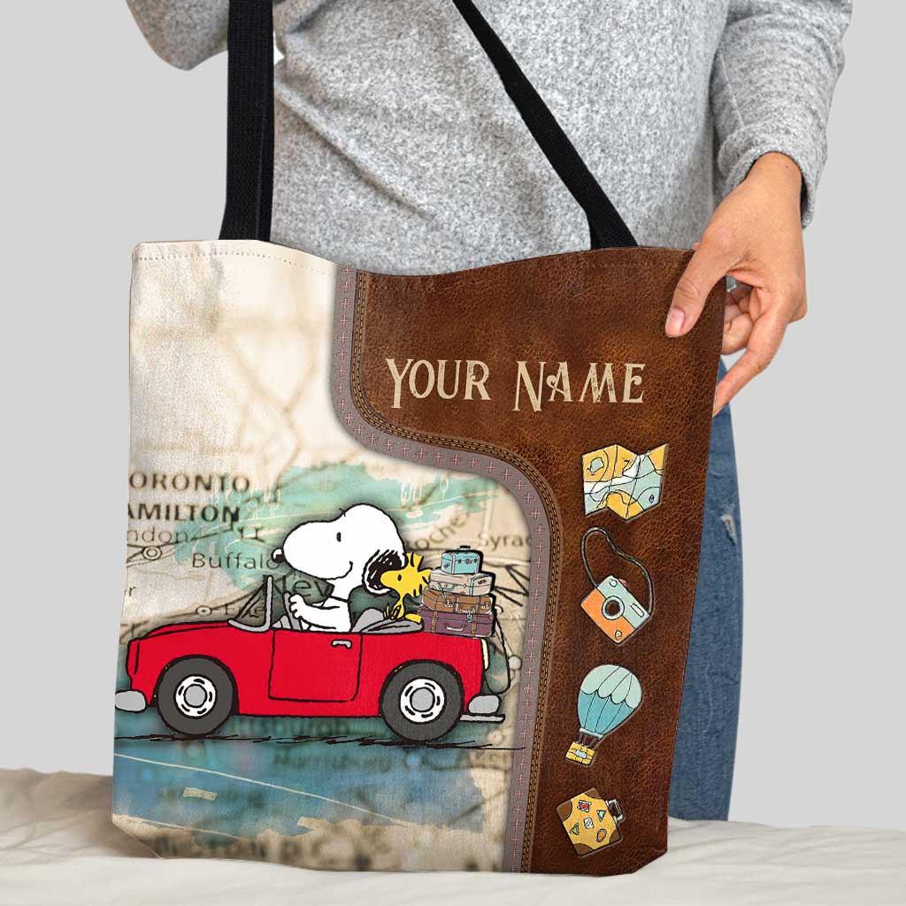 Personalized Travel Tote Bag with Custom Name for Mom/Dad