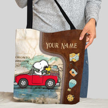 Load image into Gallery viewer, Personalized Travel Tote Bag with Custom Name for Mom/Dad
