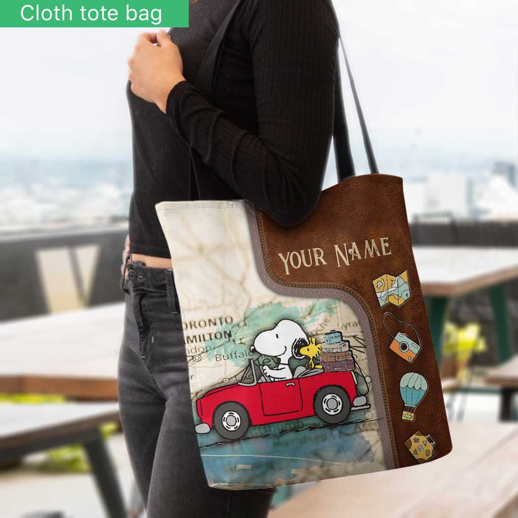 Personalized Travel Tote Bag with Custom Name for Mom/Dad