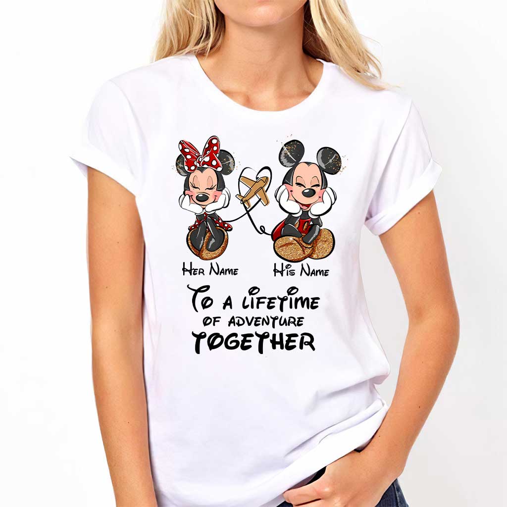 Personalized Disney Adventure T-shirt & Hoodie for Couples