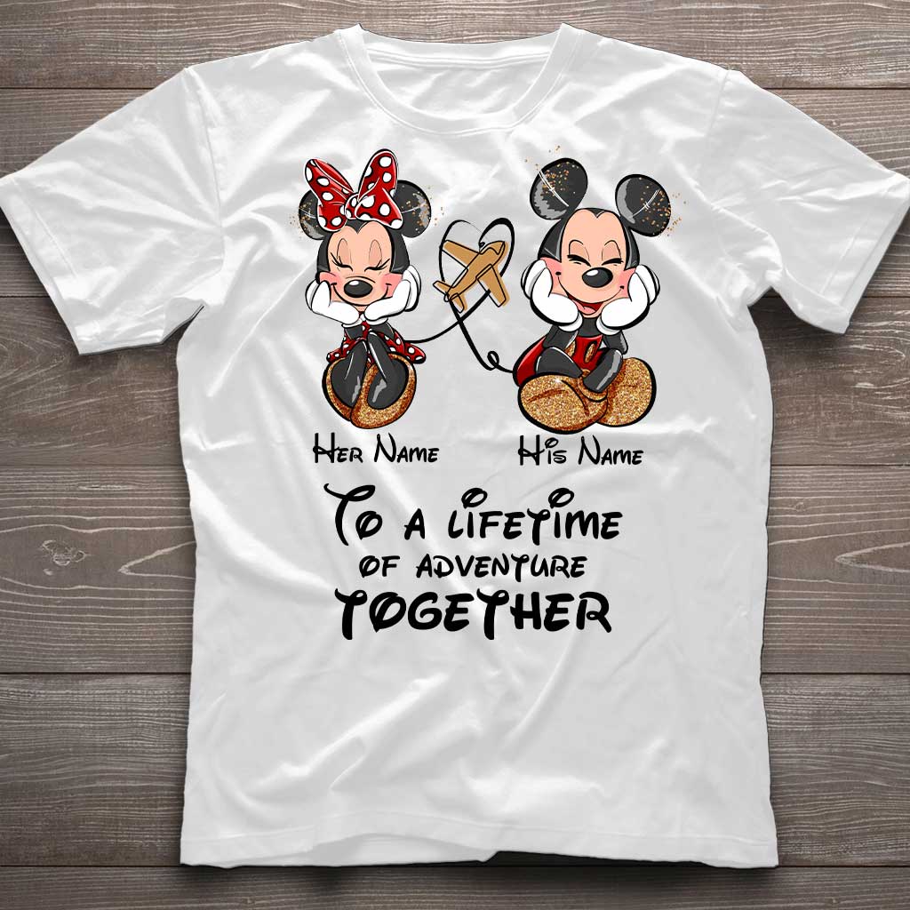 Personalized Disney Adventure T-shirt & Hoodie for Couples