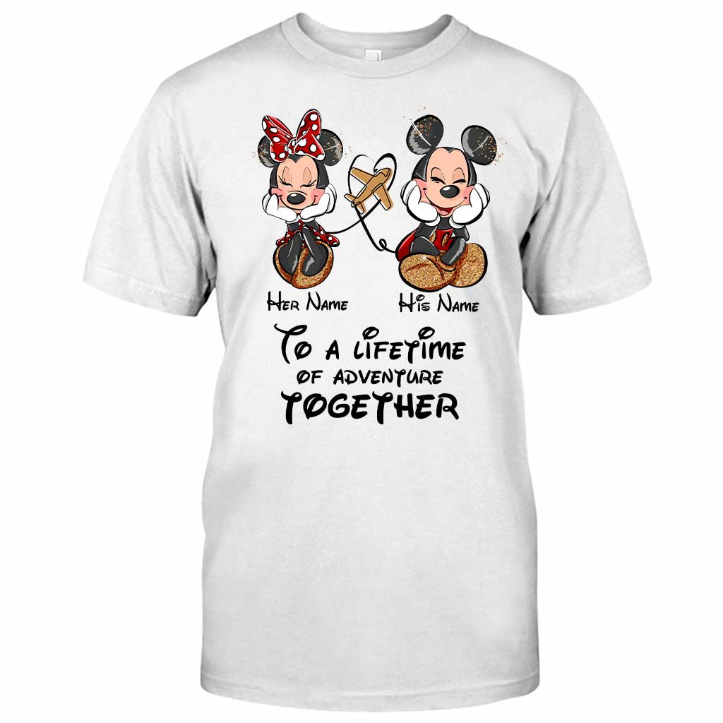 Personalized Disney Adventure T-shirt & Hoodie for Couples