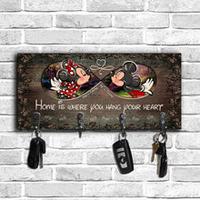 Load image into Gallery viewer, Personalized Mickey Mouse Key Rack Custom Name Gift for Home

