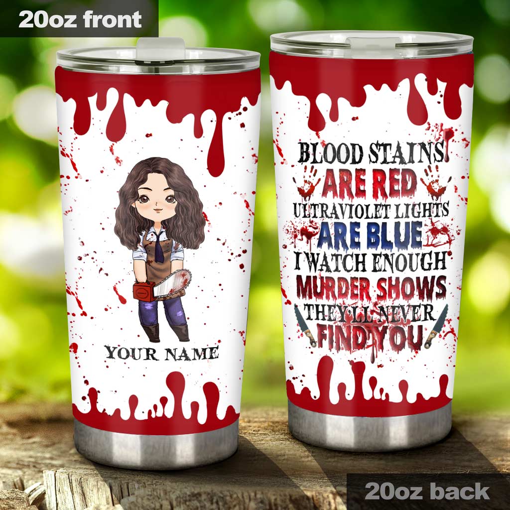 Personalized Halloween Tumbler Custom Name Unique Gift Idea
