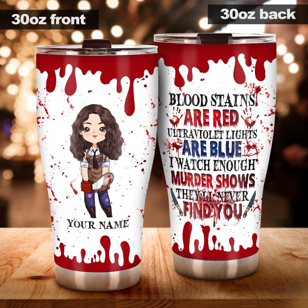 Personalized Halloween Tumbler Custom Name Unique Gift Idea