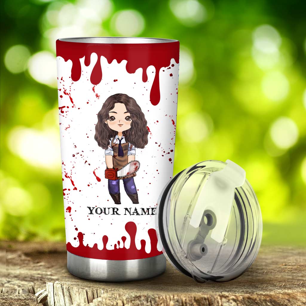 Personalized Halloween Tumbler Custom Name Unique Gift Idea
