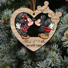 Load image into Gallery viewer, Personalized Christmas Mouse Ornament Custom Name Gift
