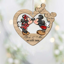 Load image into Gallery viewer, Personalized Christmas Mouse Ornament Custom Name Gift
