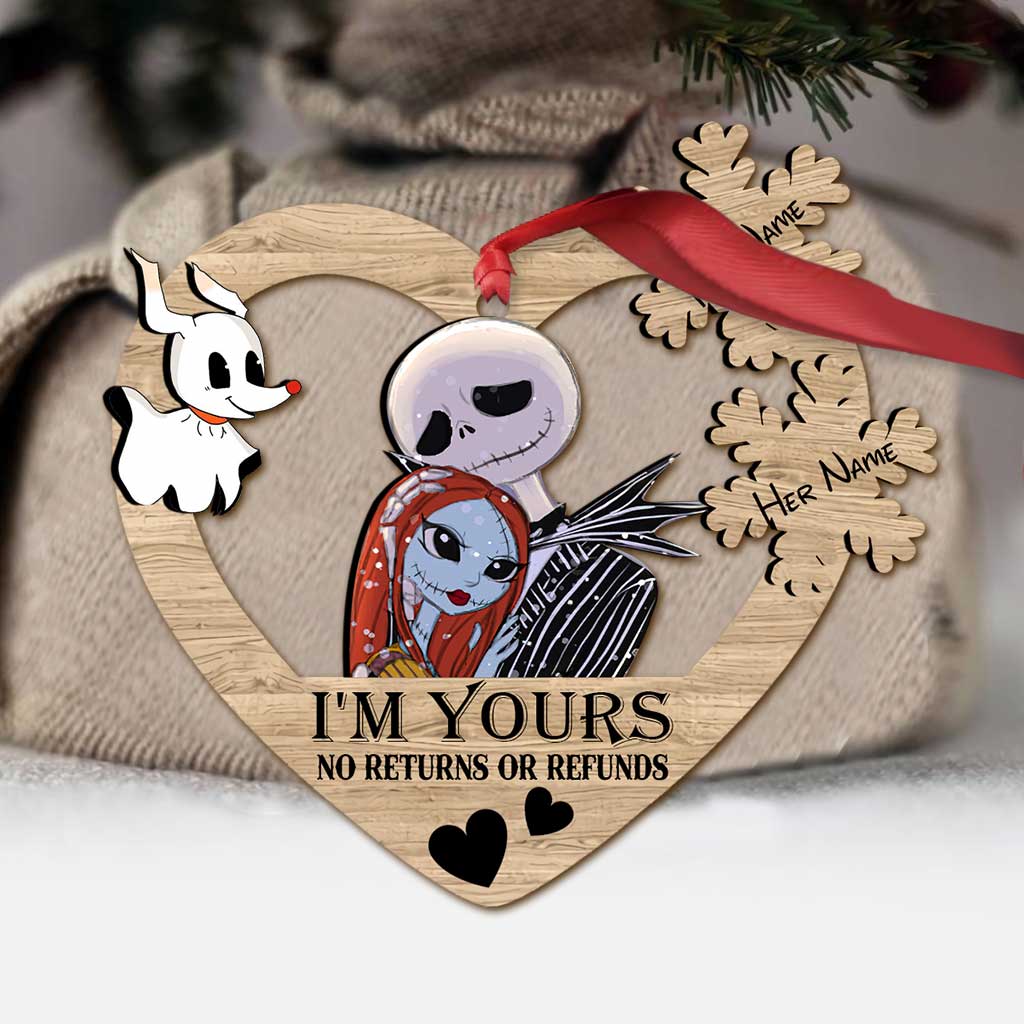 Personalized Nightmare Before Christmas Ornament Custom Name Gift