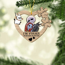 Load image into Gallery viewer, Personalized Nightmare Before Christmas Ornament Custom Name Gift
