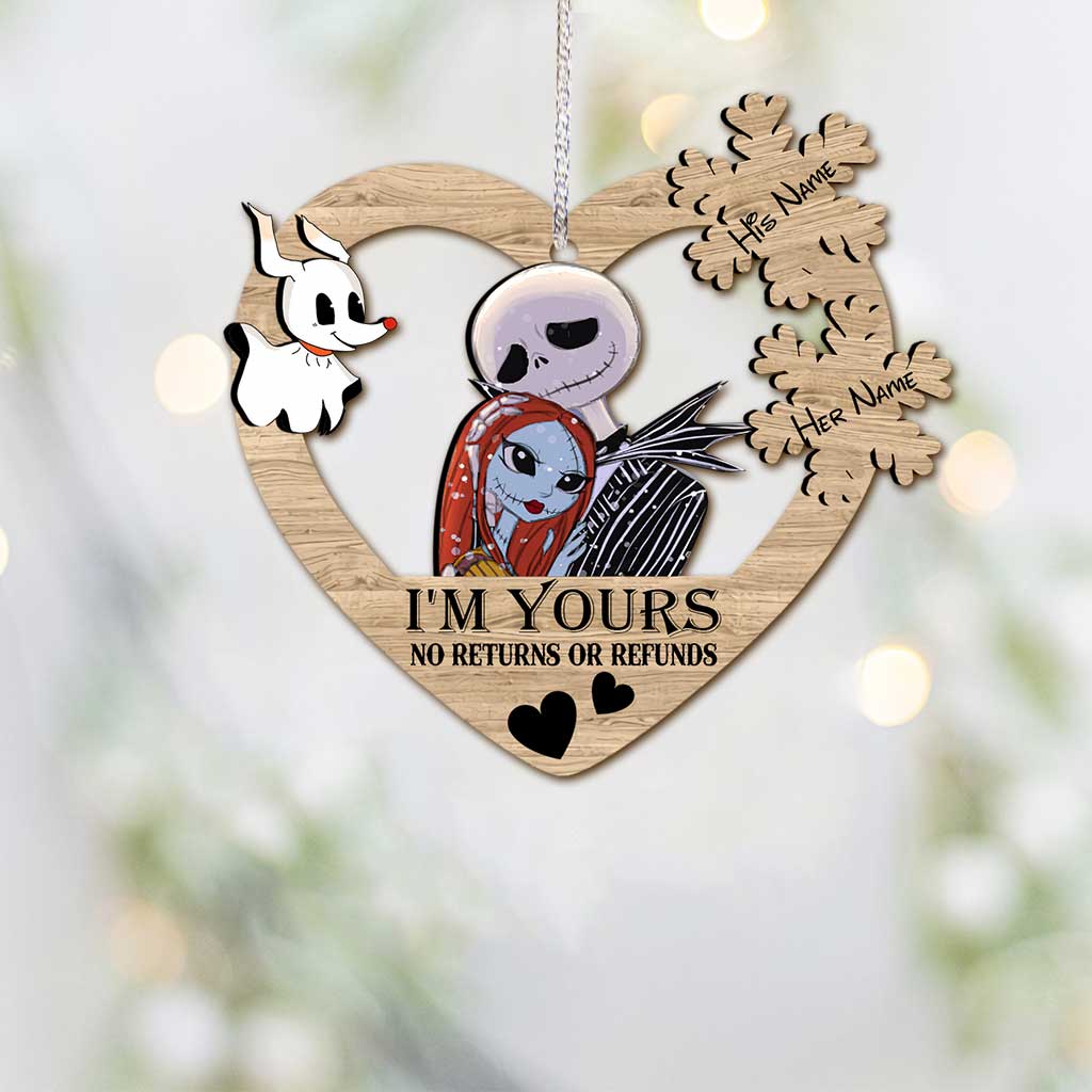Personalized Nightmare Before Christmas Ornament Custom Name Gift