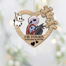 Load image into Gallery viewer, Personalized Nightmare Before Christmas Ornament Custom Name Gift
