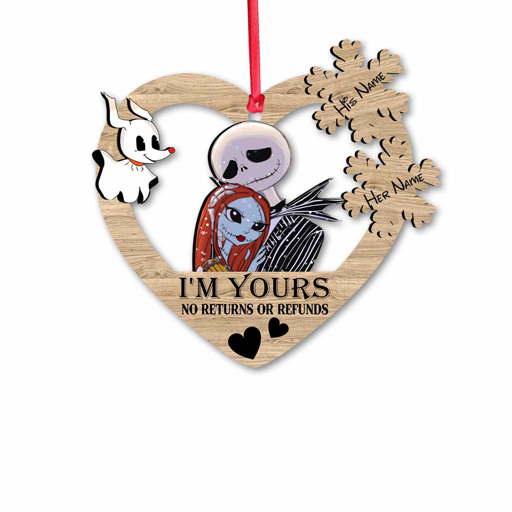 Personalized Nightmare Before Christmas Ornament Custom Name Gift