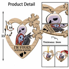 Load image into Gallery viewer, Personalized Nightmare Before Christmas Ornament Custom Name Gift
