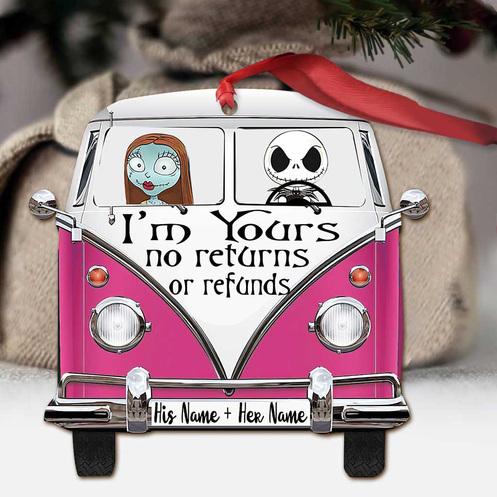 Personalized Christmas Nightmare Ornament Custom Name Gift