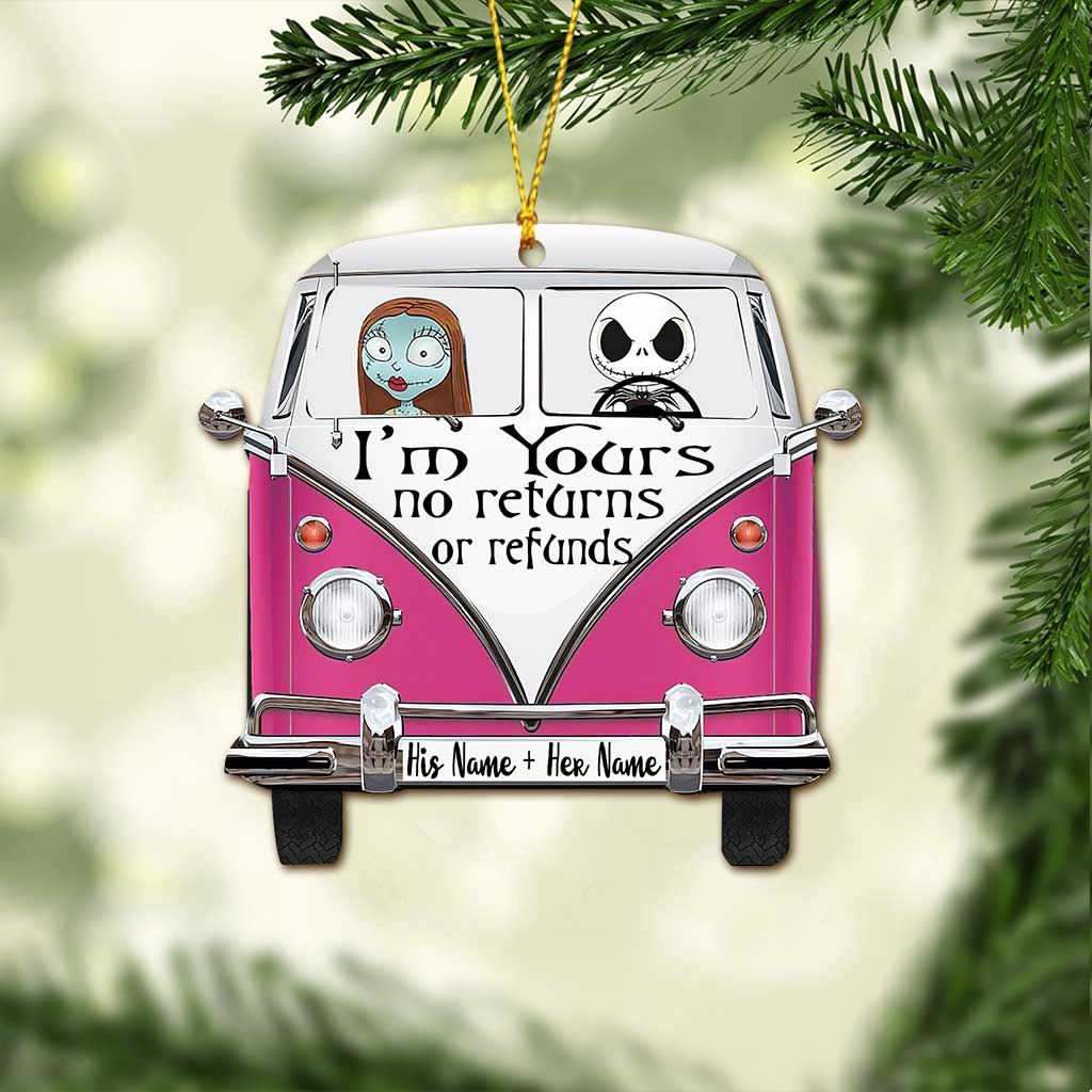 Personalized Christmas Nightmare Ornament Custom Name Gift