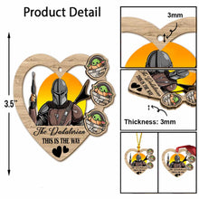 Load image into Gallery viewer, Personalized The Mandalorian Christmas Ornament Custom Gift
