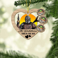 Load image into Gallery viewer, Personalized The Mandalorian Christmas Ornament Custom Gift
