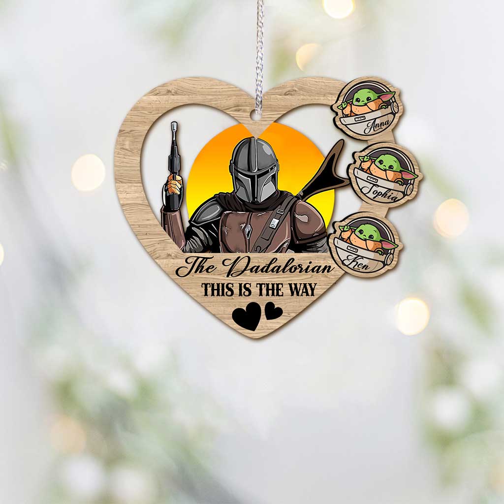 Personalized The Mandalorian Christmas Ornament Custom Gift