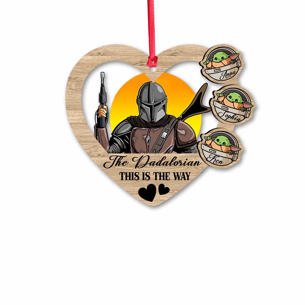 Personalized The Mandalorian Christmas Ornament Custom Gift