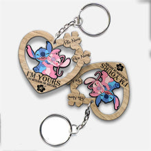 Load image into Gallery viewer, Personalized Ohana Keychain Custom Name Gift for Him/Her
