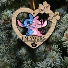 Load image into Gallery viewer, Personalized Christmas Ohana Ornament Custom Name Gift for Couples
