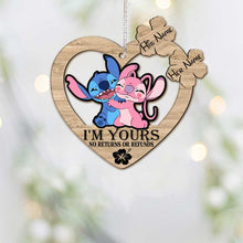 Load image into Gallery viewer, Personalized Christmas Ohana Ornament Custom Name Gift for Couples
