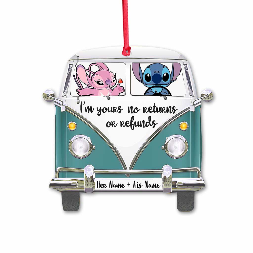 Personalized Ohana Christmas Ornament Custom Names Gift