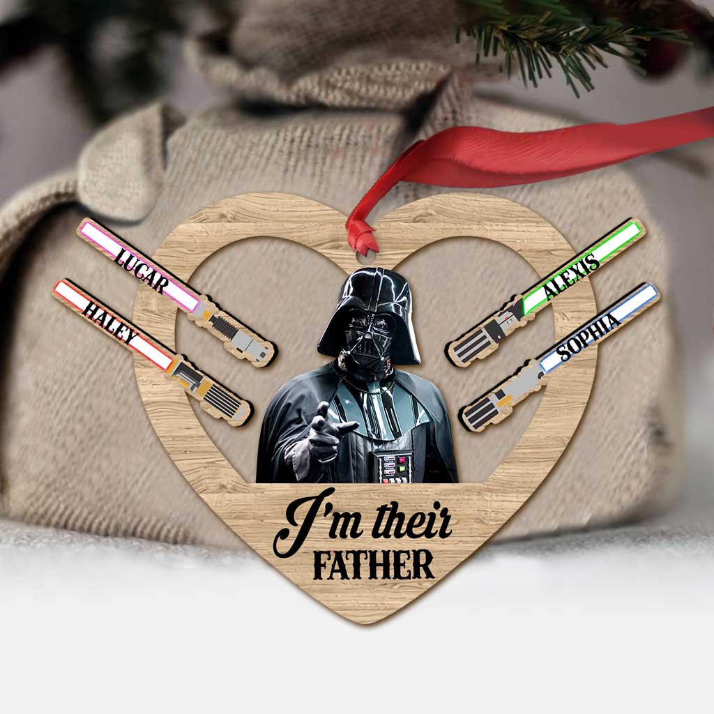 Personalized Christmas Ornament I'm Their Father Gift for Dad