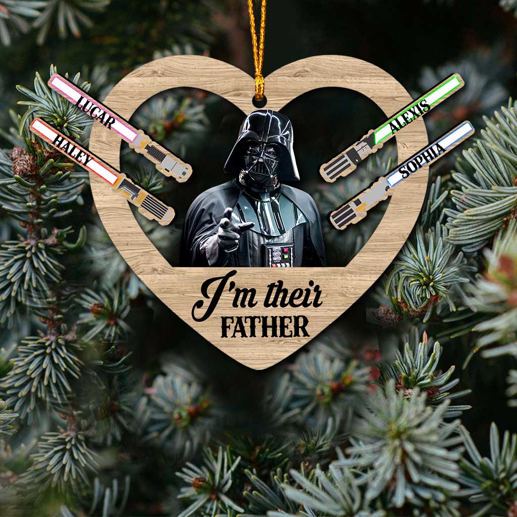 Personalized Christmas Ornament I'm Their Father Gift for Dad
